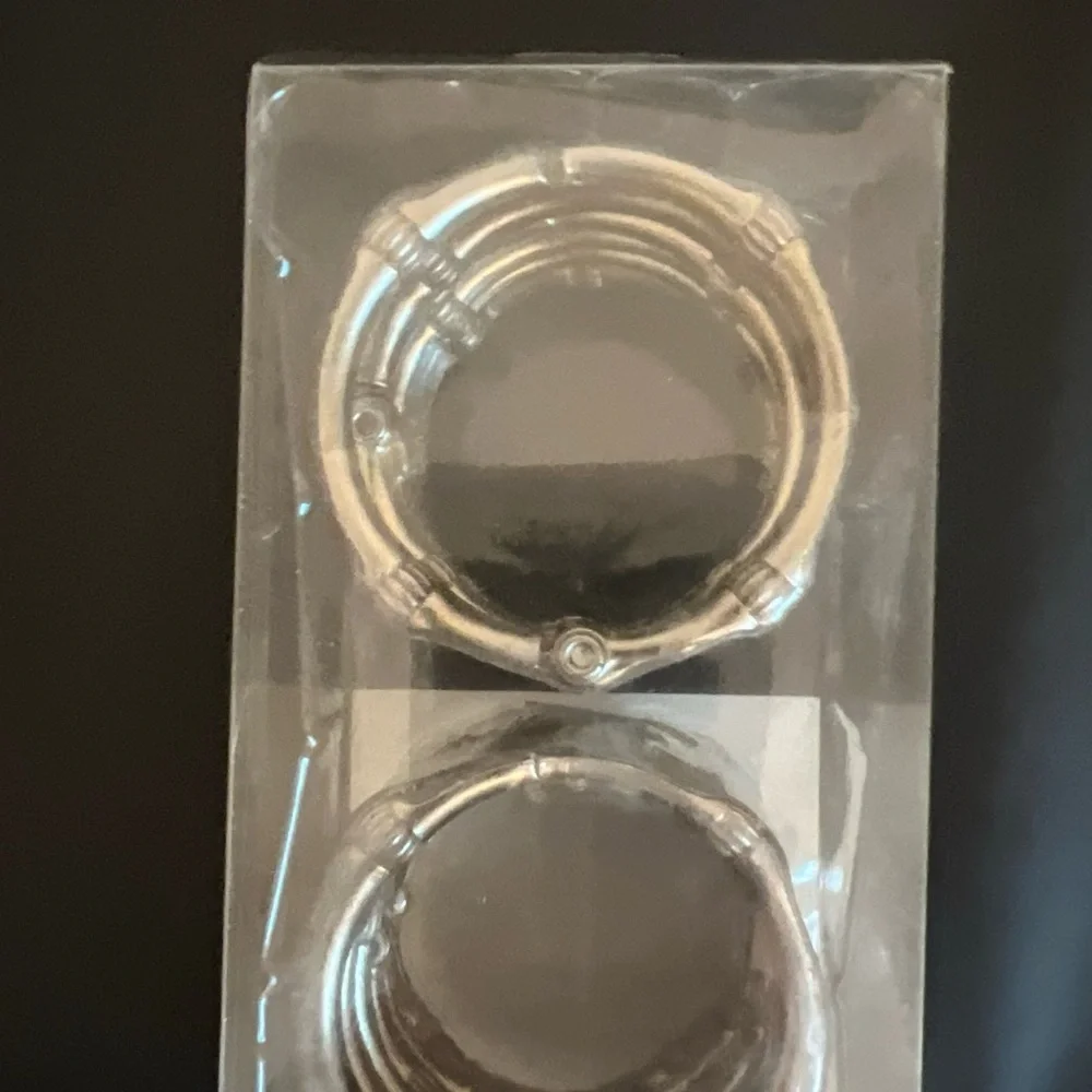Zenna Home Rust Proof Shower Curtain Rings 12 rings color Nickel NWT
